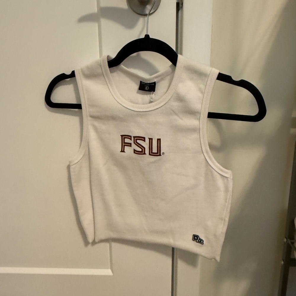 Hype and Vice size large, fsu cropped tank top NWT